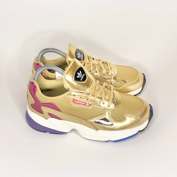 adidas falcon women gold